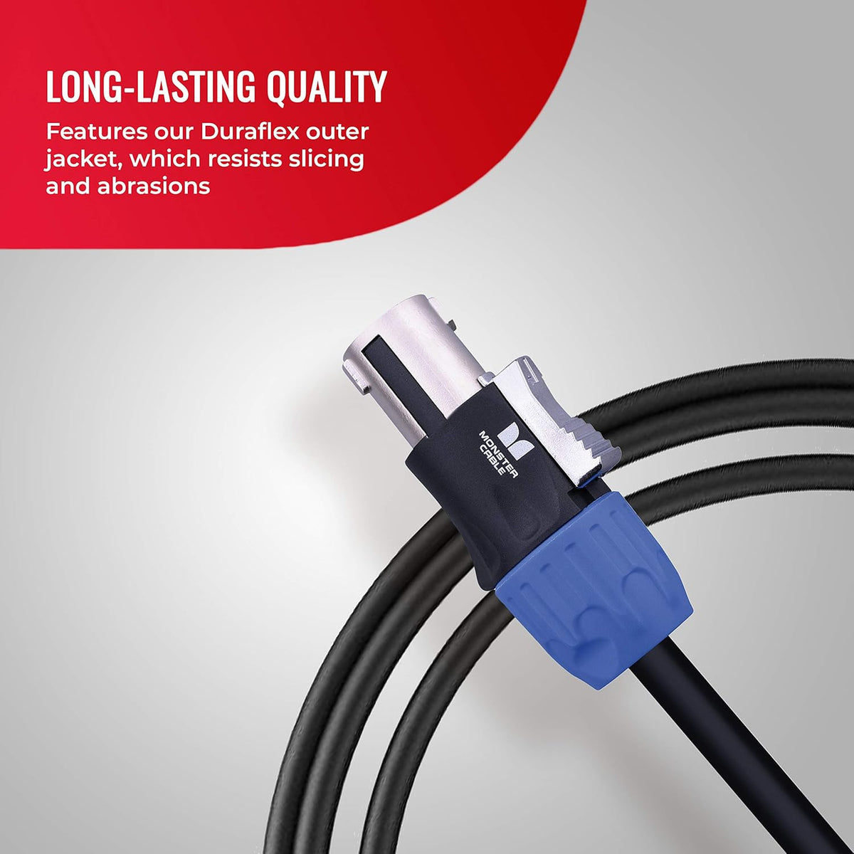 20ft Speaker Cable with SpeakOn Connectors, Pack of 2 E755662