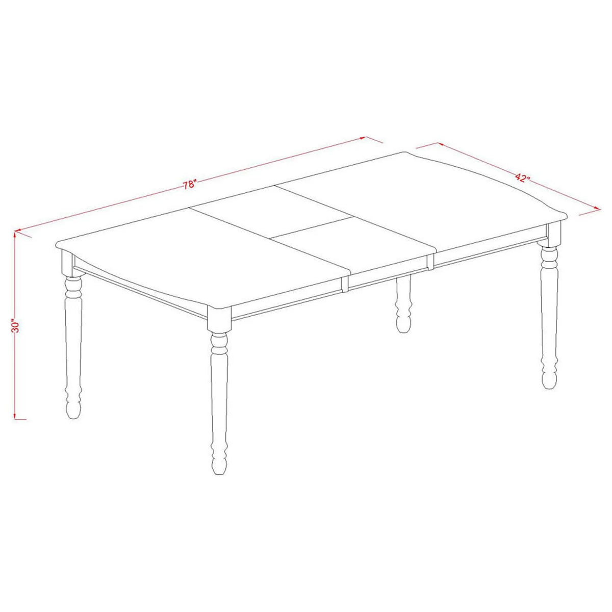 7 Piece Dining Room Table Set M61313