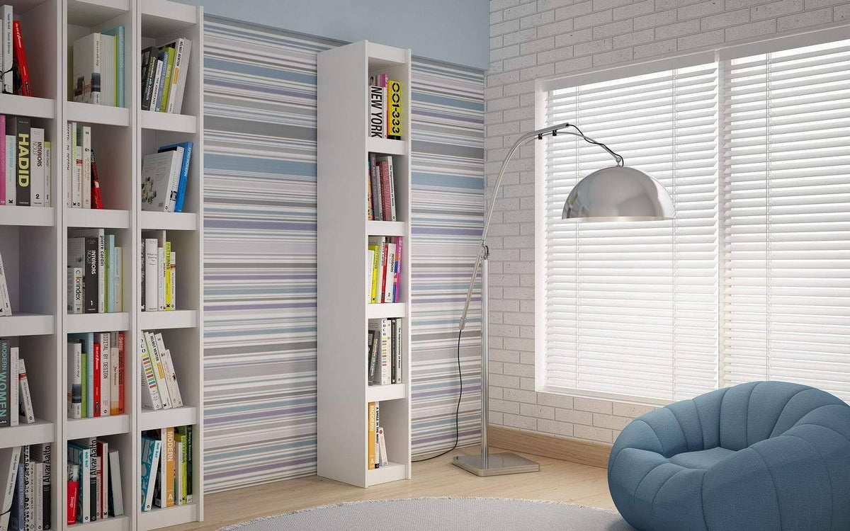 White 5 Shelves Bookcase N43737