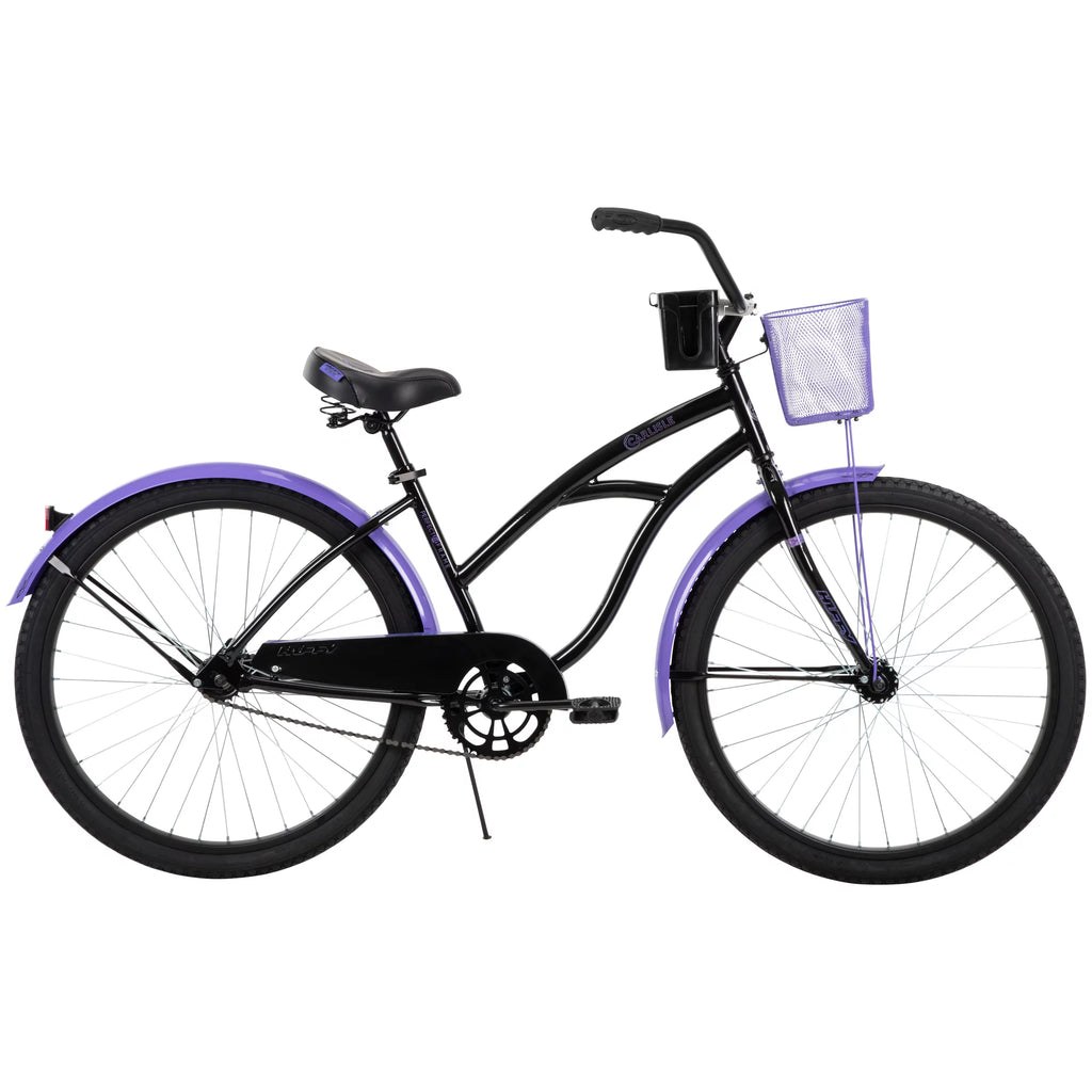 Black and Purple Cruiser Bicycle J506