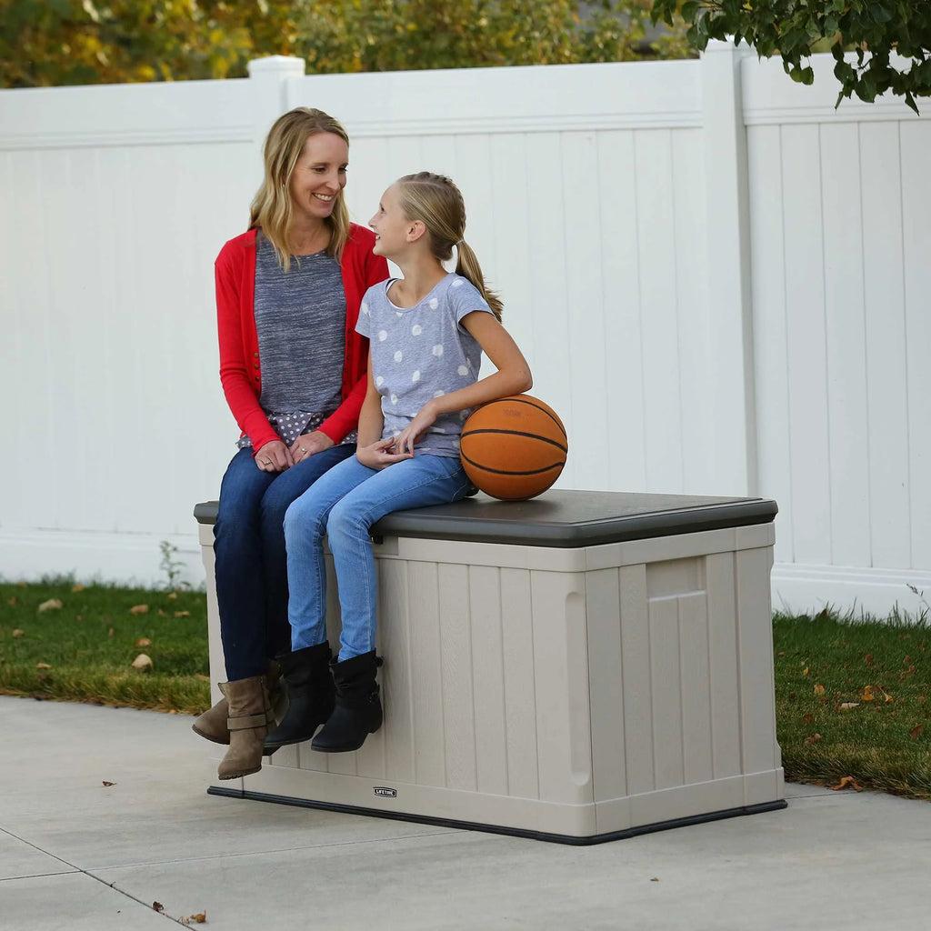 Heavy-Duty 116 Gallon Plastic Deck Box V3167