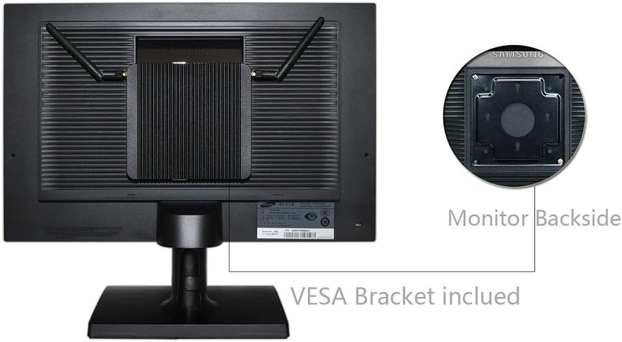J1900 Mini PC Quad Core 2.0 GHz 4GB RAM 32GB SSD Dual NIC K397