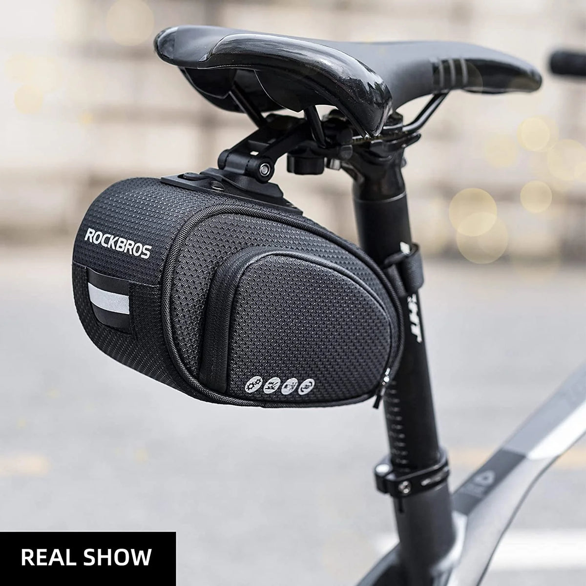 Bike Saddle Bag with Adjustable Mounting B568