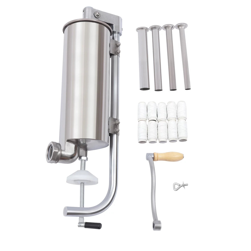 6LBS/3L Stainless Steel Vertical Sausage Stuffer D64371