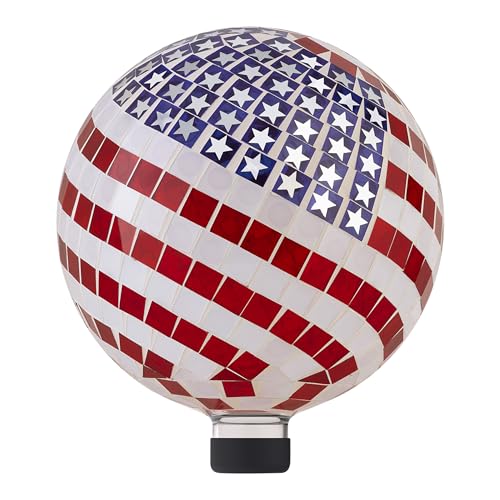 10" Diameter Glass Mosaic Gazing Globe G786