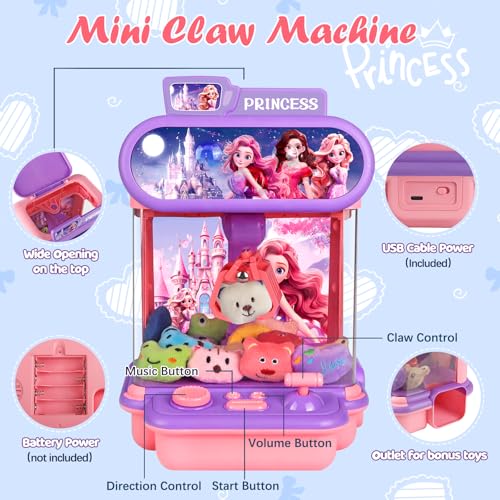 Mini Claw Machine with 20 Plush Toys P1592