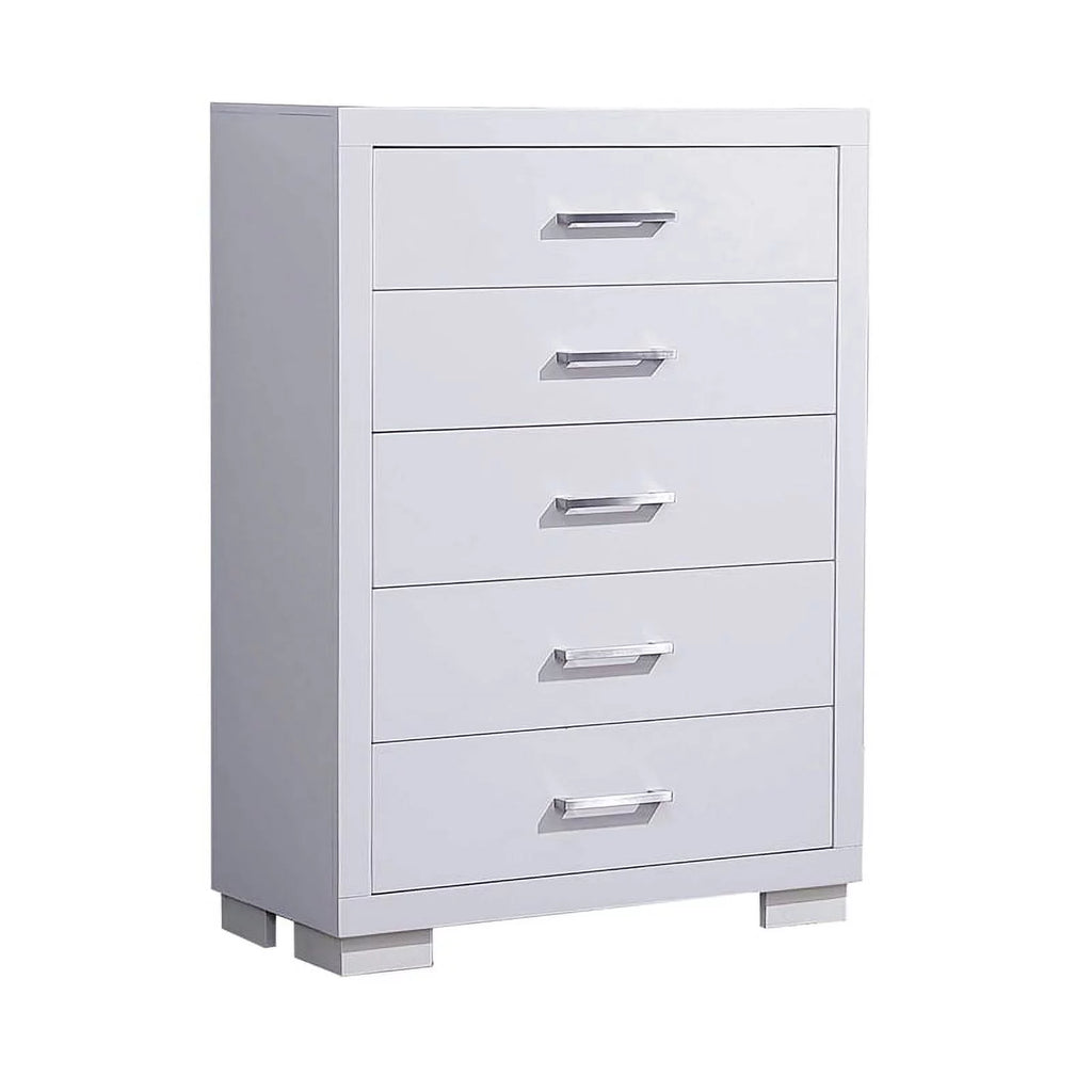 White 6-Piece Wood California King Bedroom Set K387458