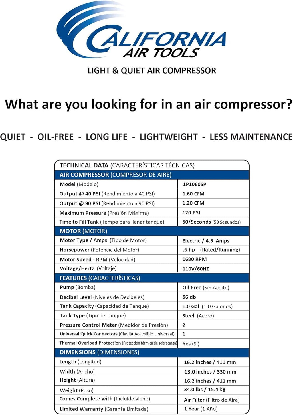 Air Compressor E5996