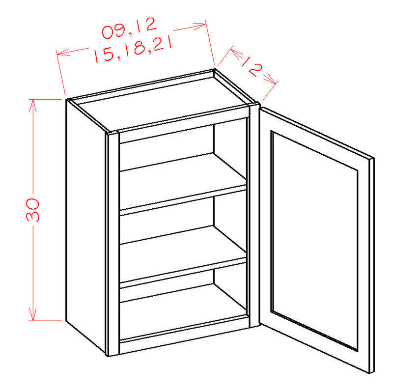White 2 Doors 2 Shelves Wall Cabinet High-Density Fiberboard O85283