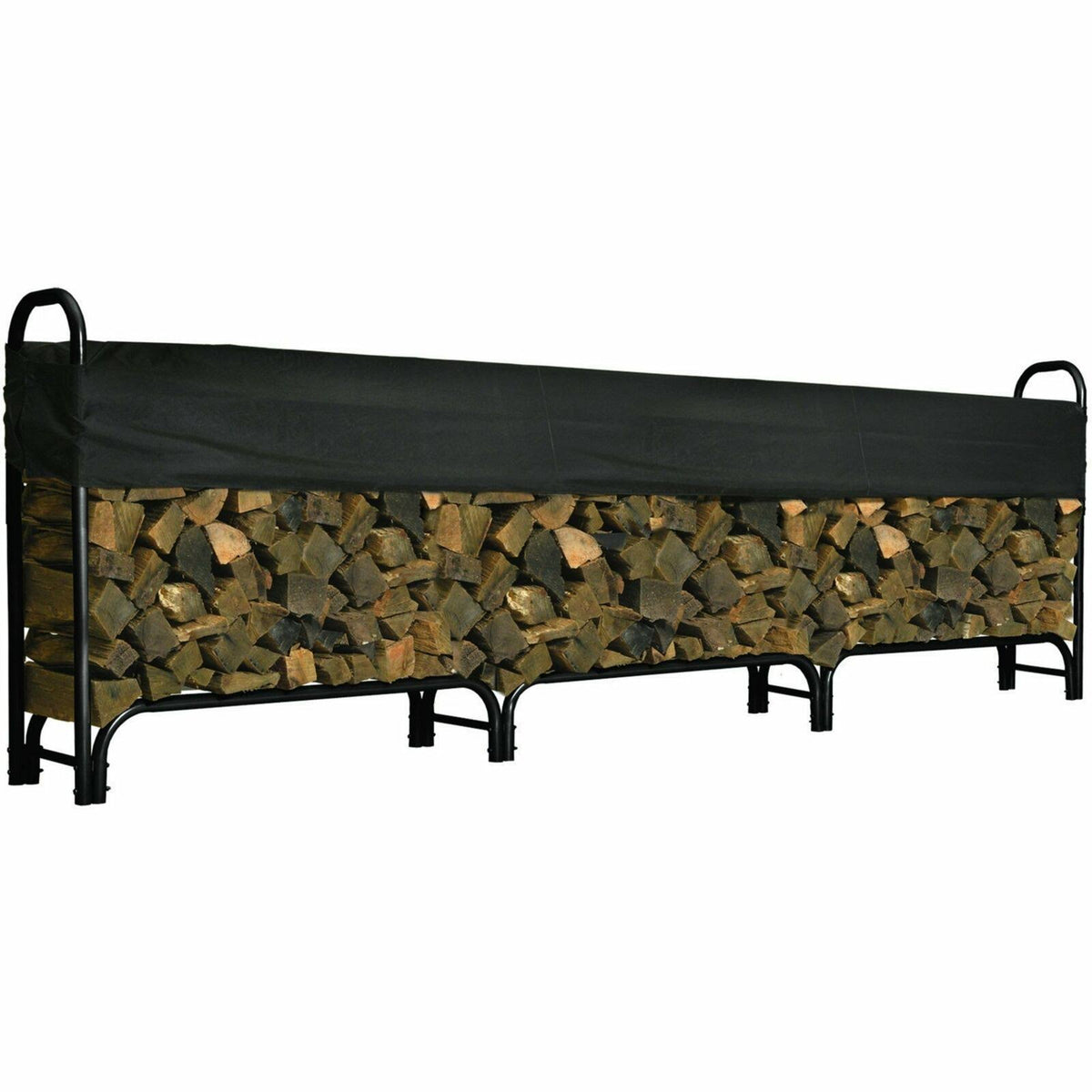 12 ft.L Covered Firewood Rack O459559