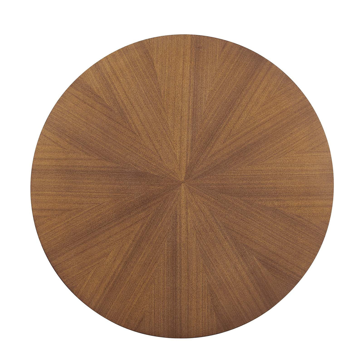 Round Wood Coffee Table in Walnut Z576