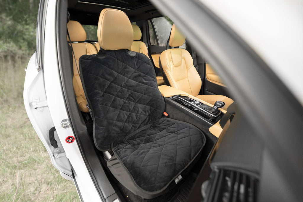 Charcoal Velvet Bucket Front Seat Cover S41332
