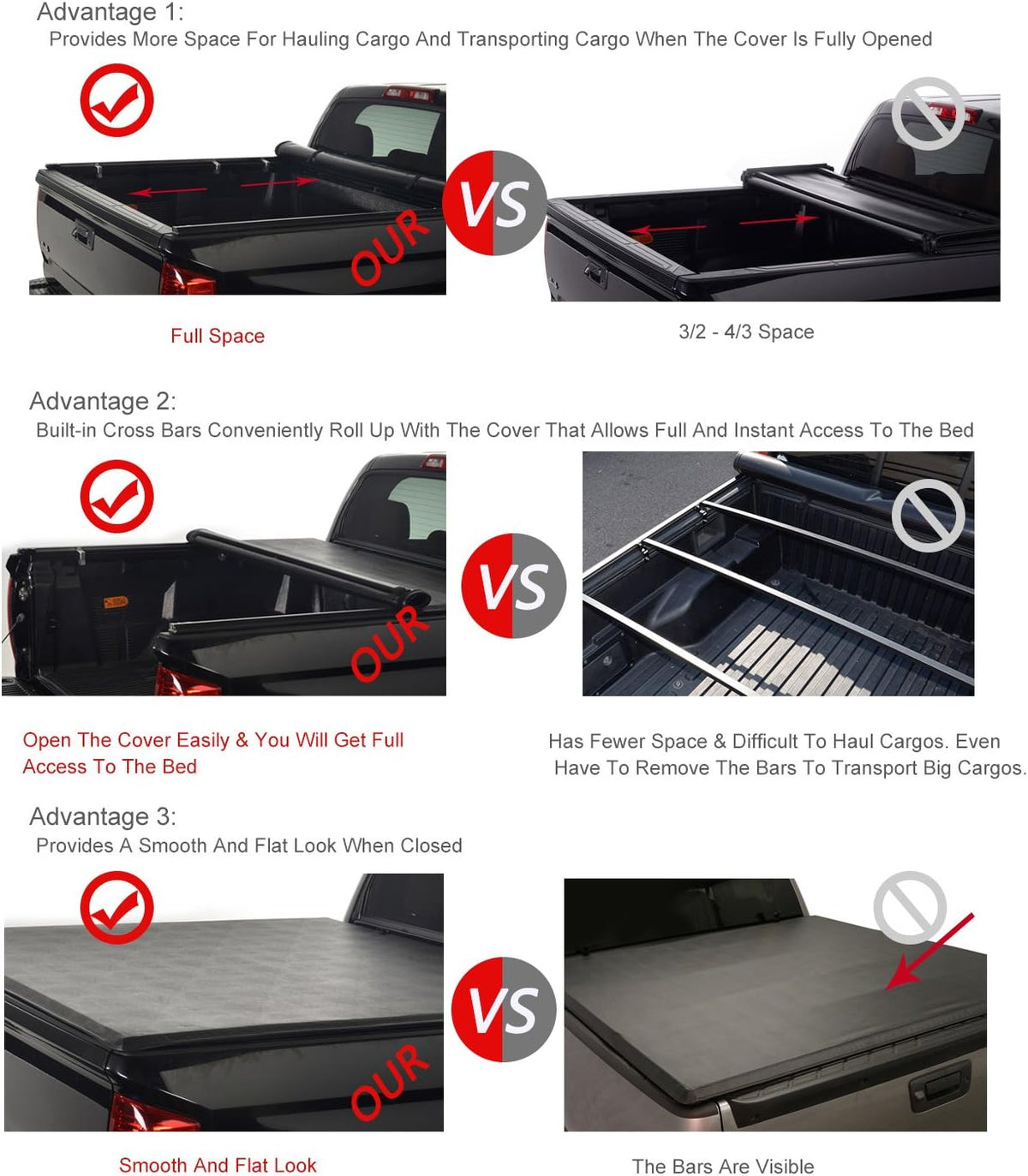 Truck Bed Tonneau Cover Y768