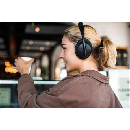 Black Noise Cancelling Wireless Bluetooth Over-Ear Headphones U472011