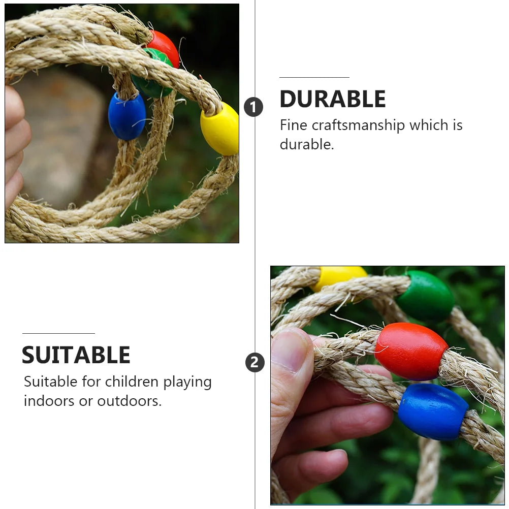 10 PCS Throwing Ring Toys Carnival Rings E4749