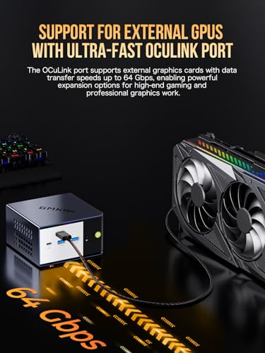 Mini PC AMD Ryzen 7 5825U 16GB DDR4 512GB SSD Dual LAN 2.5G B21372