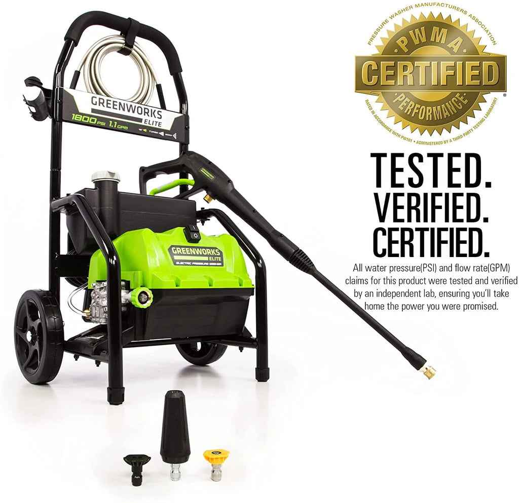 1800-PSI 13 Amp 1.1-GPM Electric Pressure Washer I727511