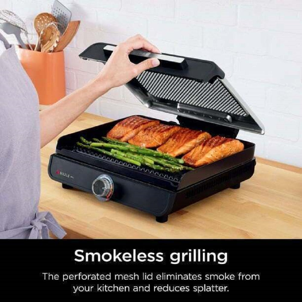 Smokeless Indoor Grill with Nonstick Grill Plate V6575