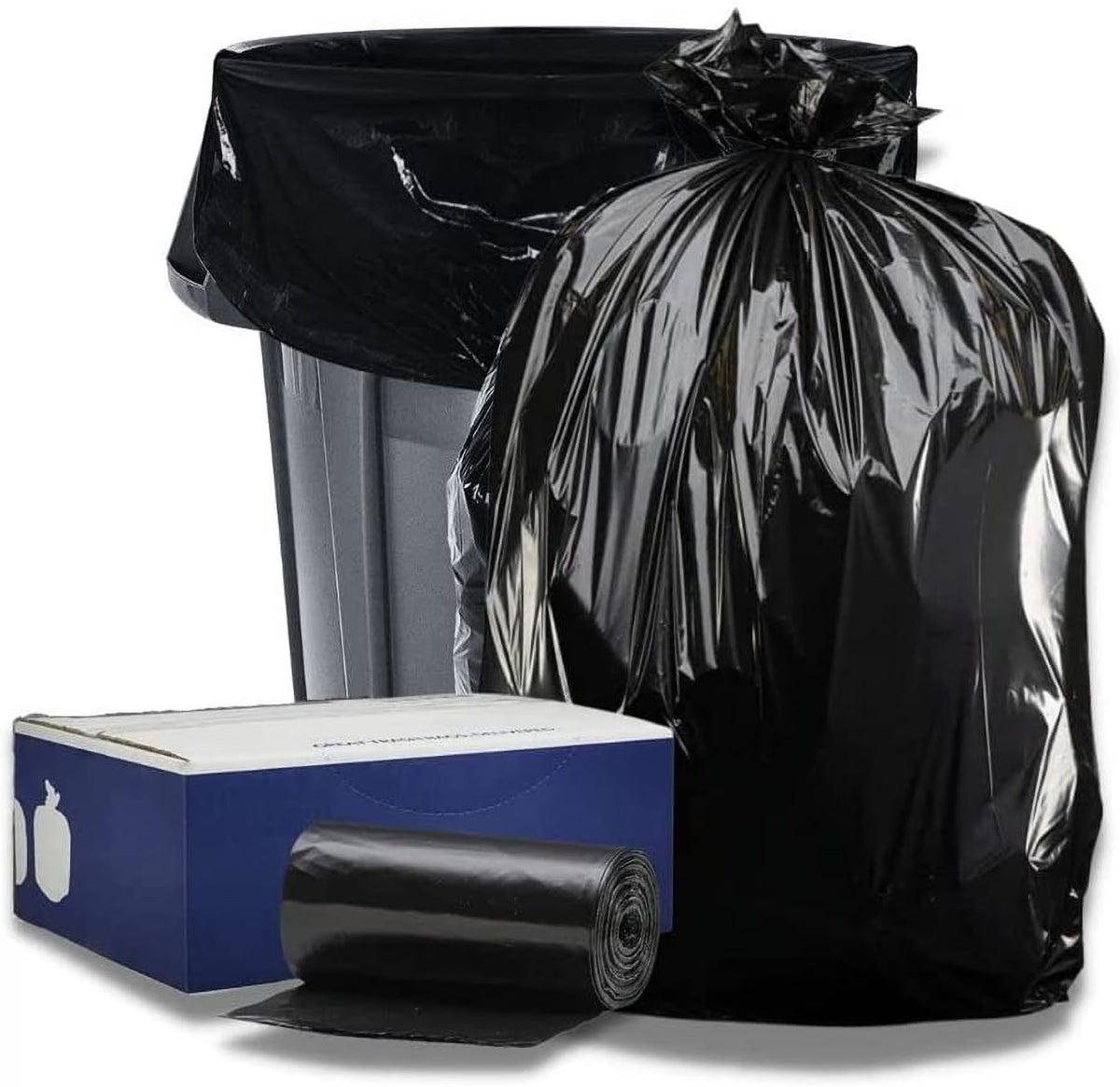 Black Trash Bags, 50 Count P54150