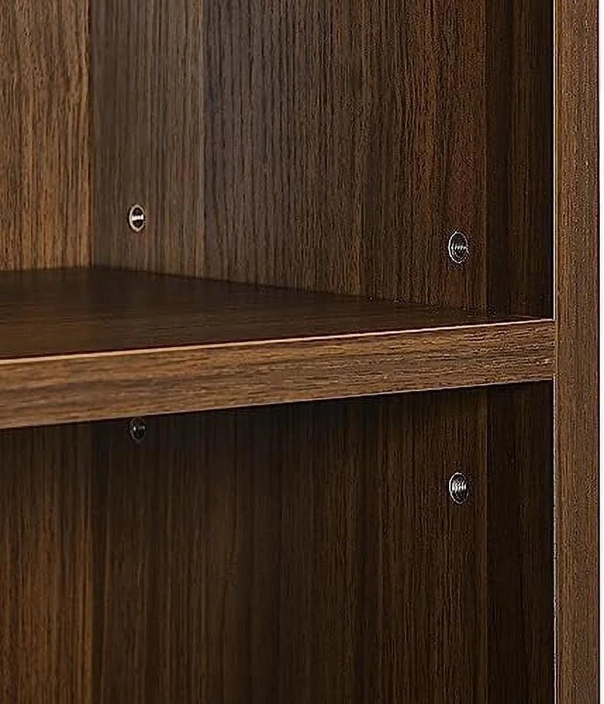 8-Tier Tall Narrow Media Tower Cabinet with Adjustable Shelves C6860