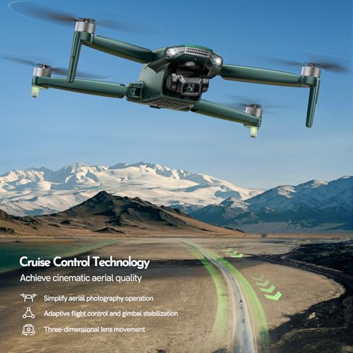 6K Drone with Camera, 4K/30fps Video, 3-Axis Brushless Gimbal, 70mins Flight Time with 2 Batteries, 10000ft Long Range H701