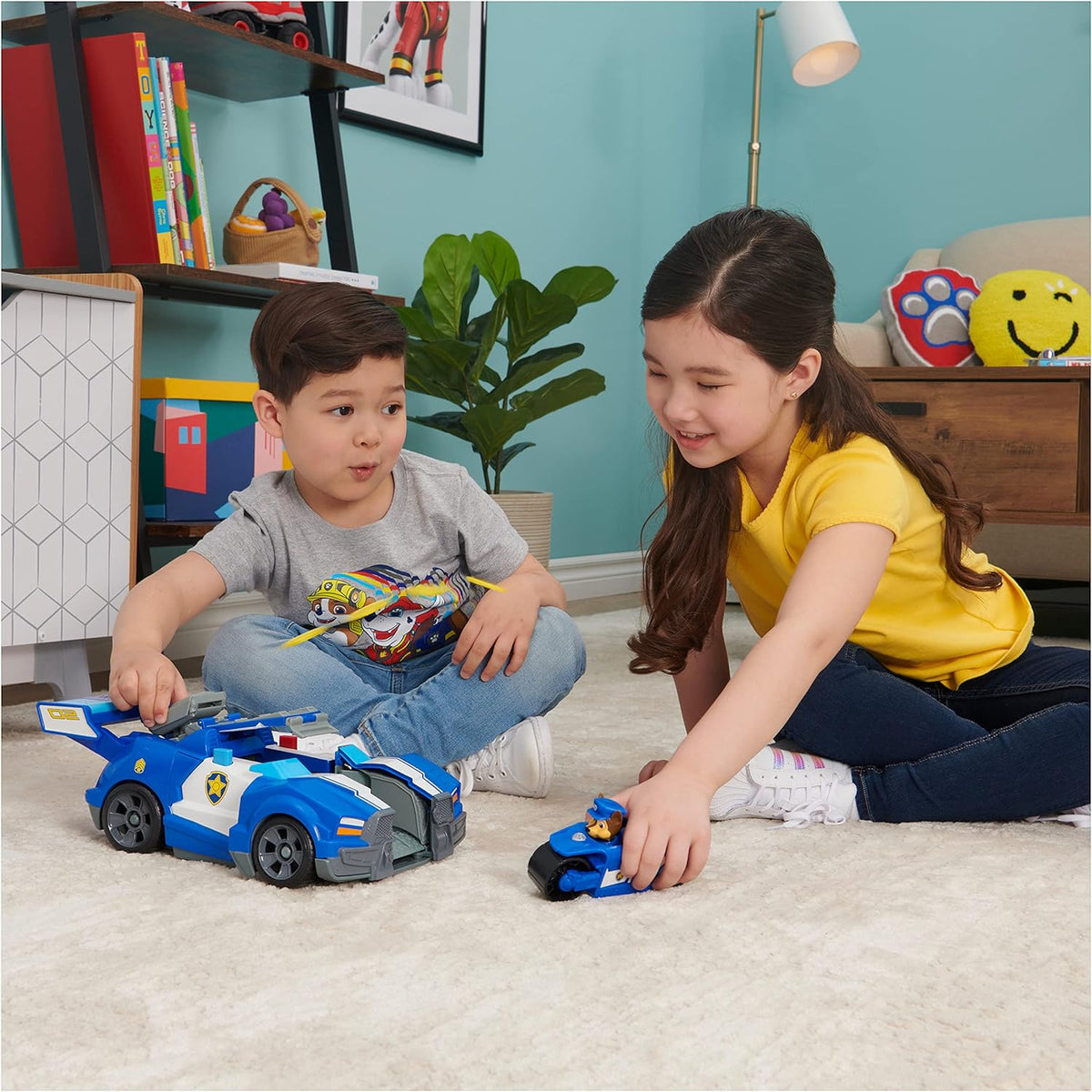 2-in-1 Transforming Toy Car with Motorcycle, Lights, Sounds and Action Figure L218695