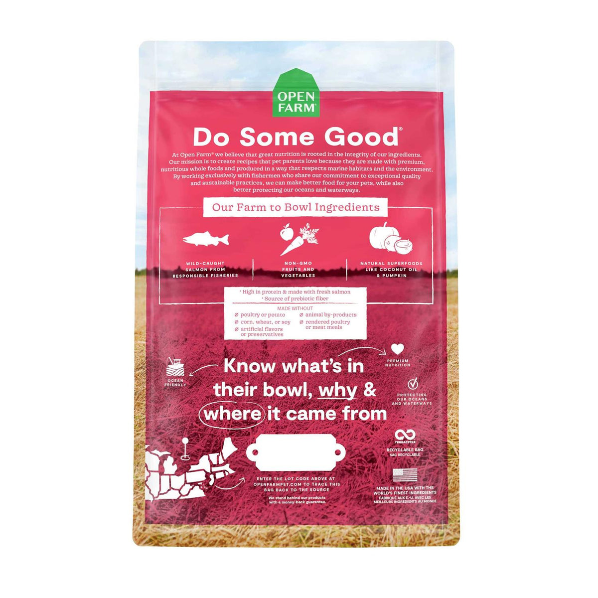 Grain-Free Wild-Caught Salmon Dry Dog Food F9031