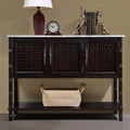 47'' Entryway Console Table with Storage and Open Shelf I430