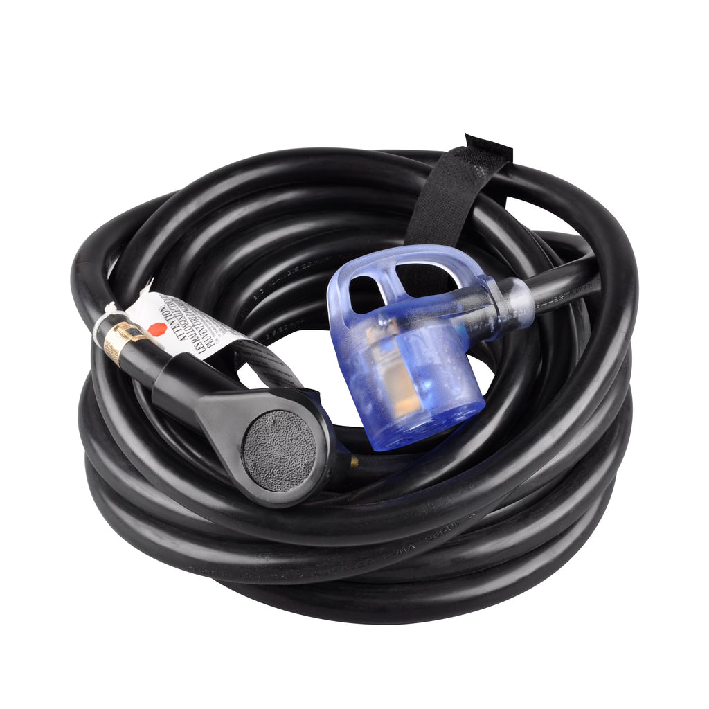 30 Amps RV Extension Cord with Lighted End, 30-feet S62185