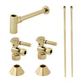 Polished Brass Sink Trim Kit with Bottle Trap Q9235