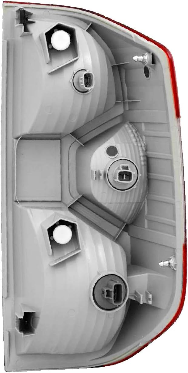 Driver Side Tail Light Assembly for Toyota Tundra, Pack of 2 K4228