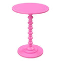 Pink Painted Spindle Table Q9019