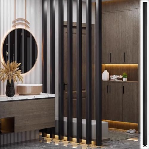 Wooden Slats Room Divider L581890