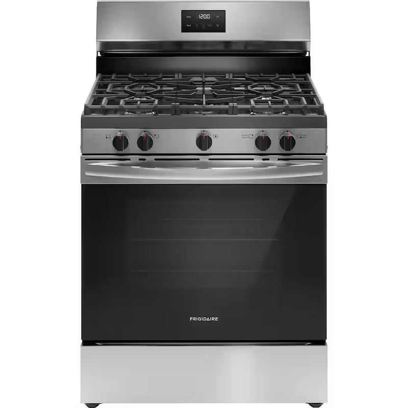 5 Burner Freestanding Gas Range in Stainless Steel P5512