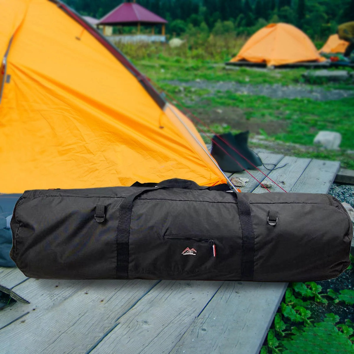 Black Camping Tent Storage Bag with Double Handles R675