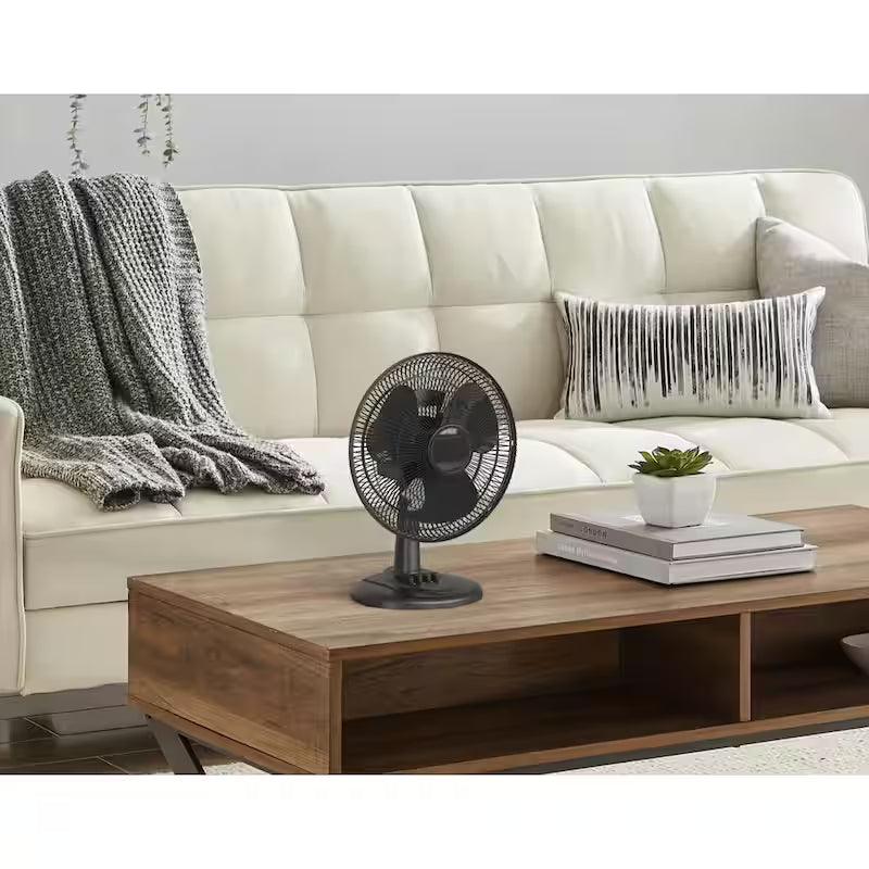 3 Speed Oscillating Desk Fan D877