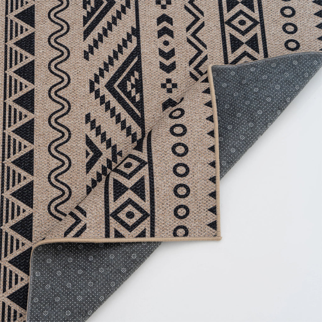 6x9 Washable Non-Slip Geometric Area Rug O731