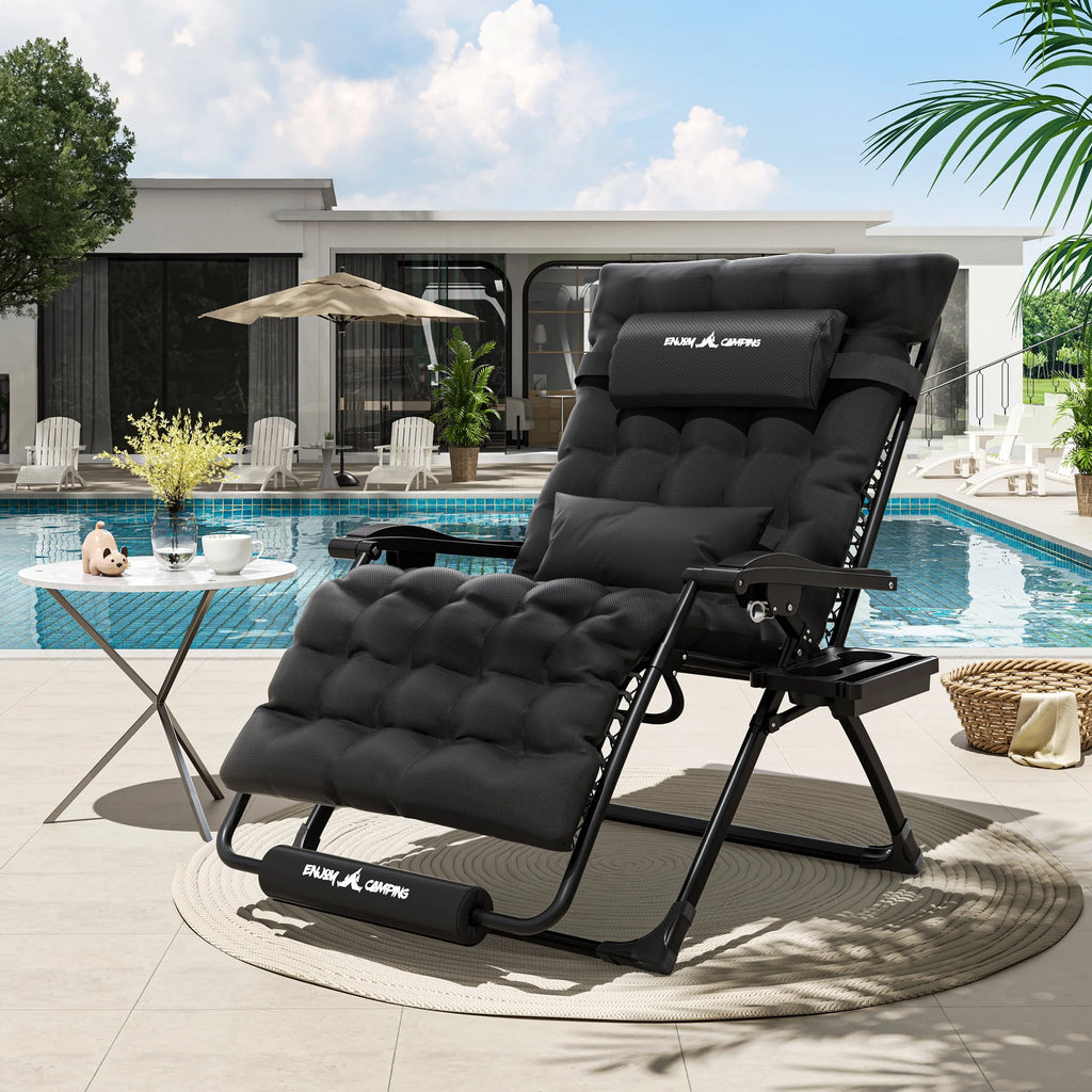 Oversized Zero Gravity Chair Set of 1 Black B71923