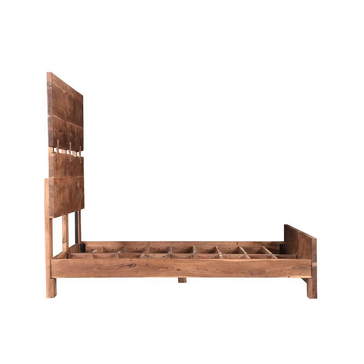 Solid Wood Queen Panel Bed E448