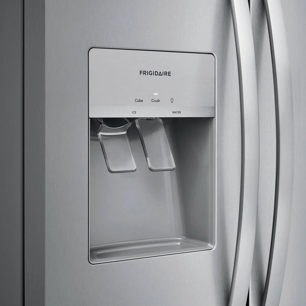 36 IN 25.6 CU FT Stainless Steel Side-by-Side Refrigerator with Water and Ice Dispenser O494004