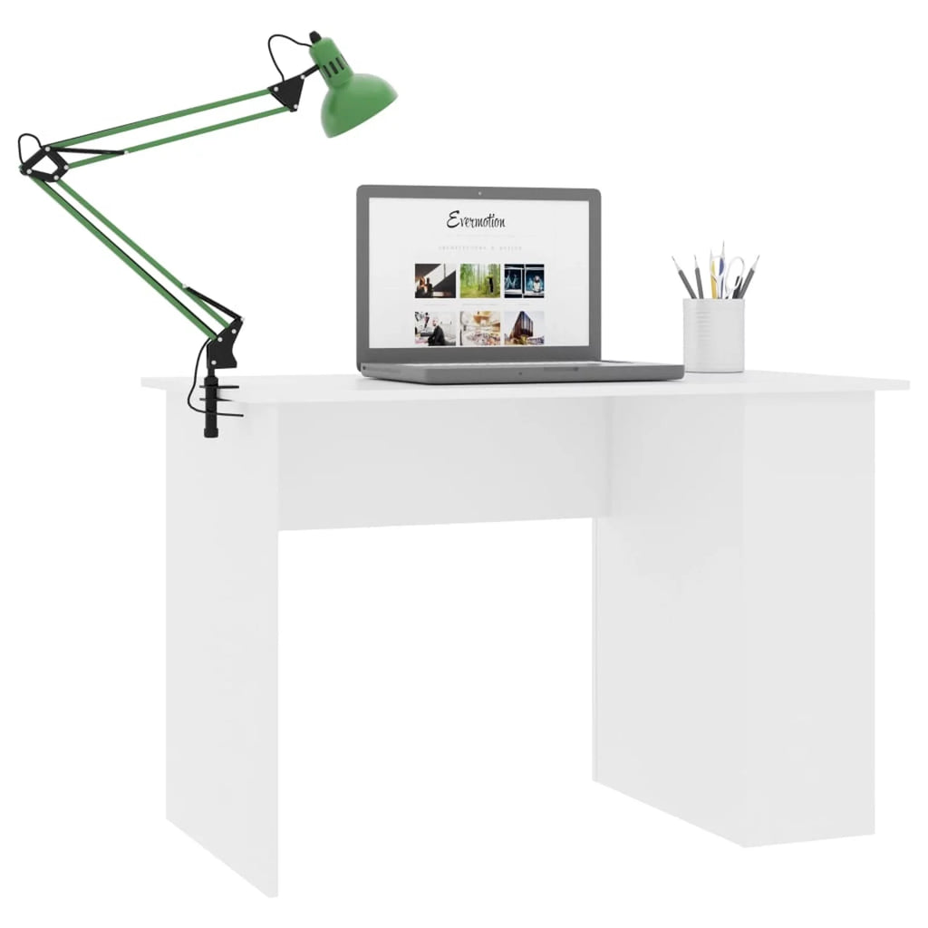 White Engineered Wood Desk J37256