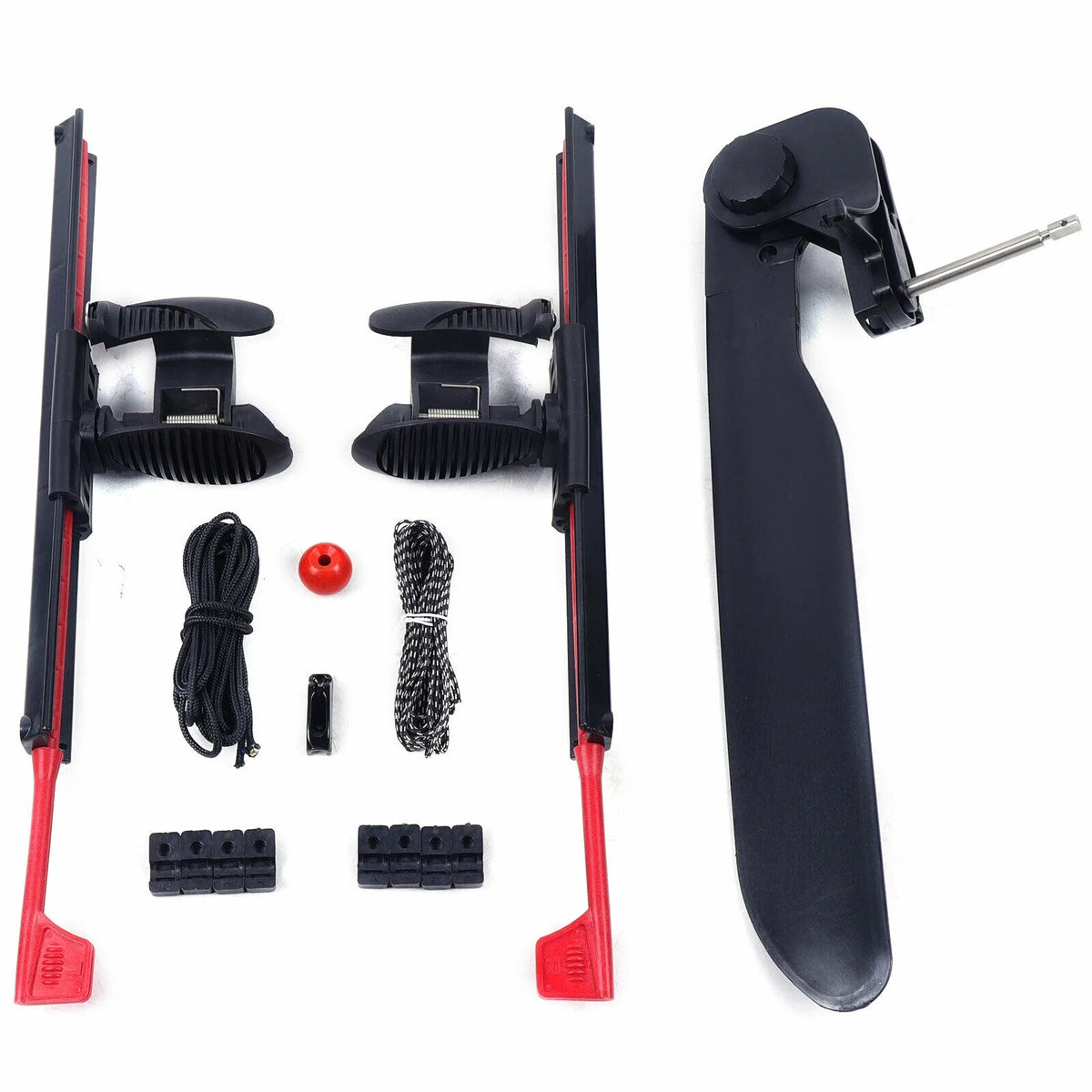 2Pcs Adjustable Kayak Foot Braces Pedals with Rudder Foot Control System J26225