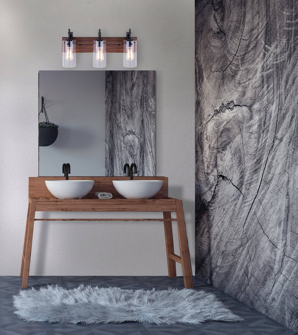 Black 3 Light Vanity S82527