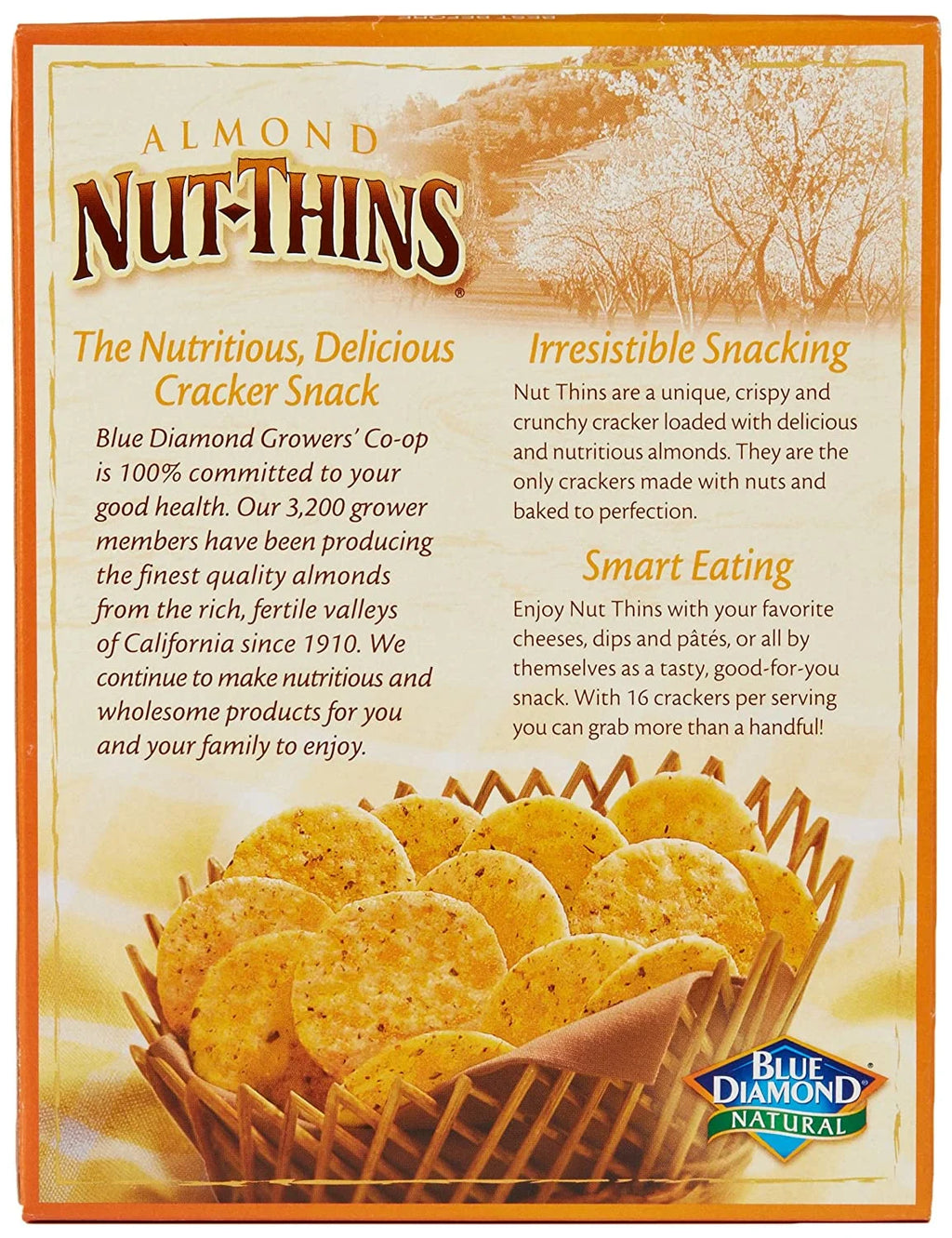 Cheddar Cheese Rice Cracker Snacks 4.25 oz Pack of 4 X1929