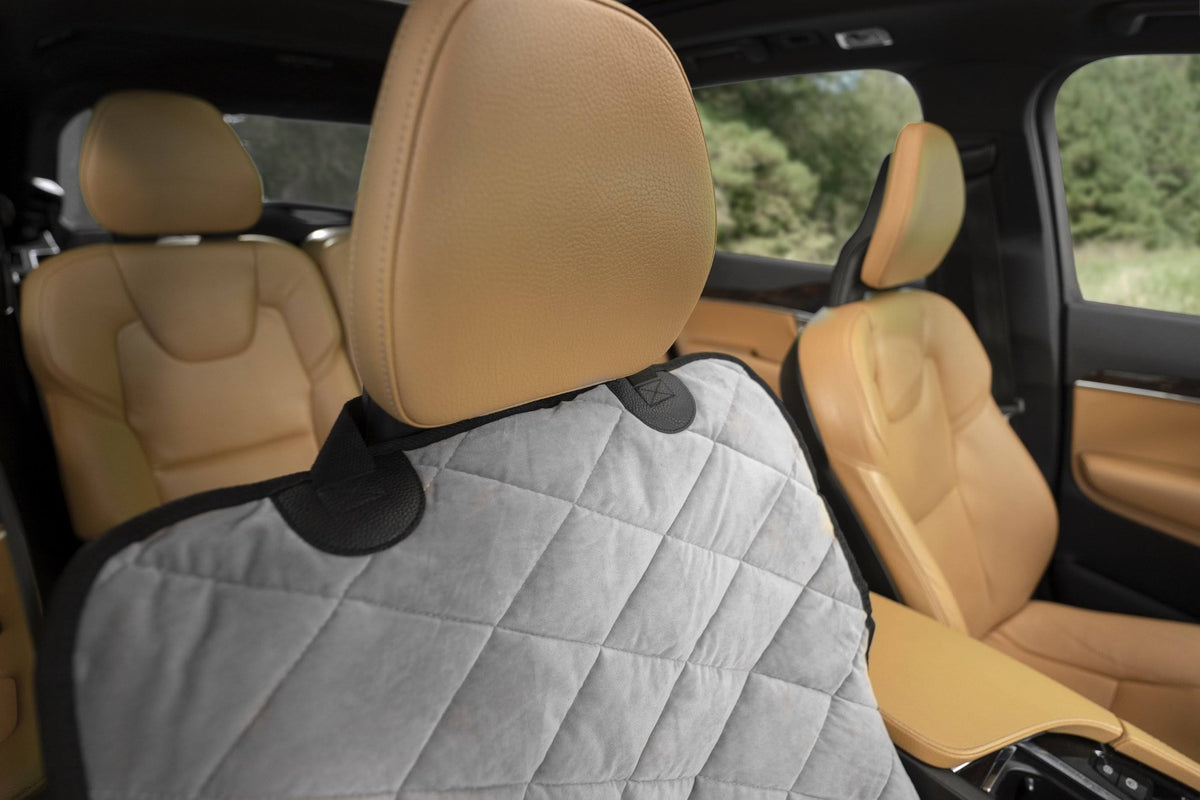 Charcoal Velvet Bucket Front Seat Cover S41332