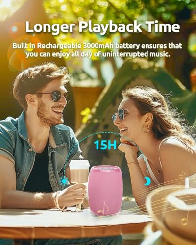 Portable Wireless Bluetooth Speaker IPX5 Waterproof T3825