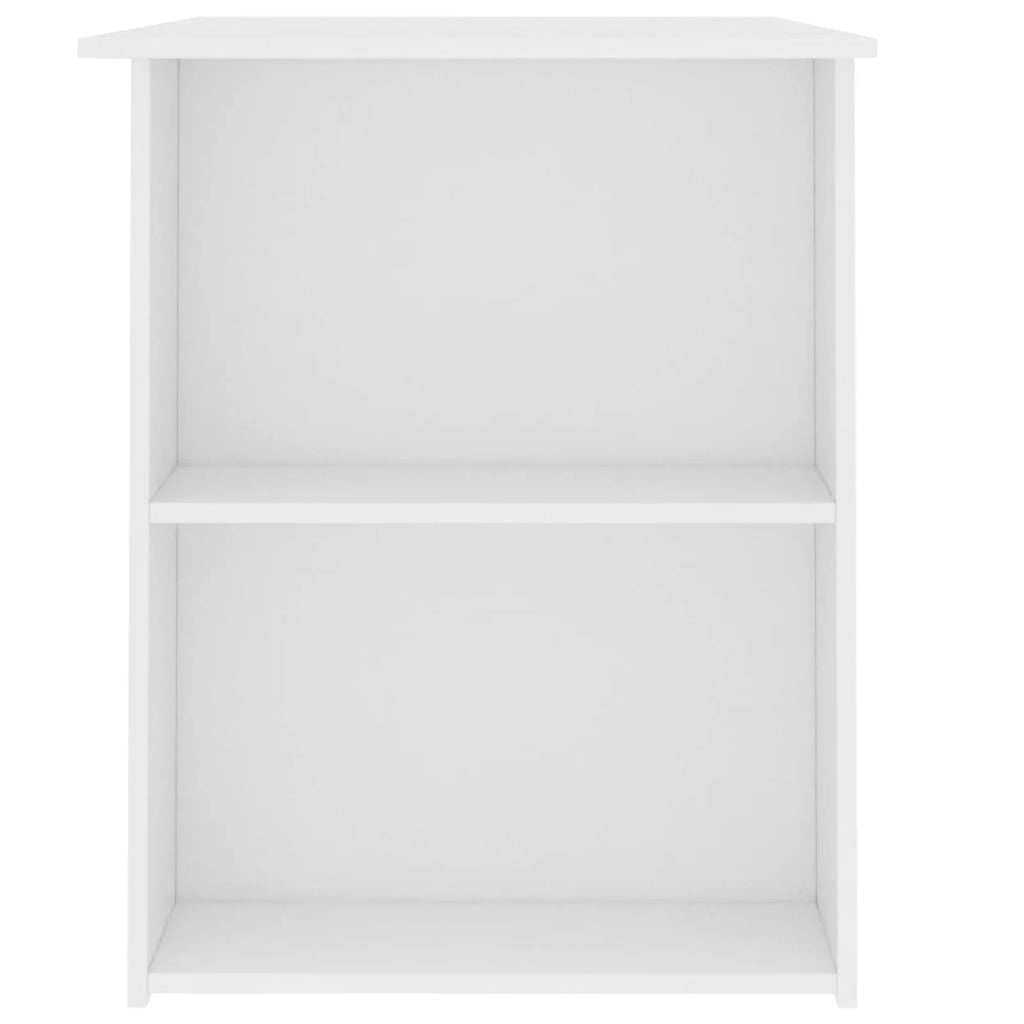 White Engineered Wood Desk J37256