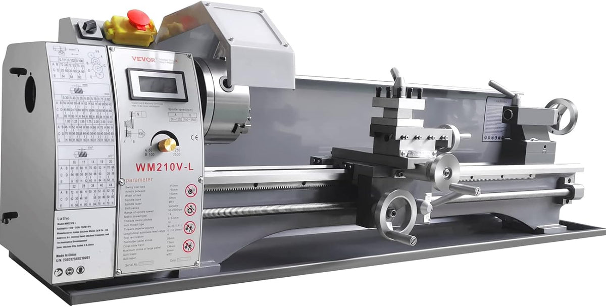 8.3'' x 29.5'' Benchtop Metal Lathe with Tool Box R505050