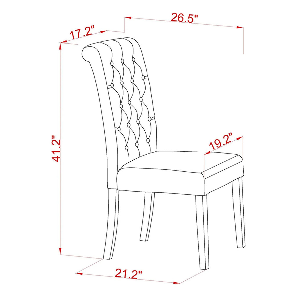 5 Pc Dining Set with Oval Table and 4 Chairs X866