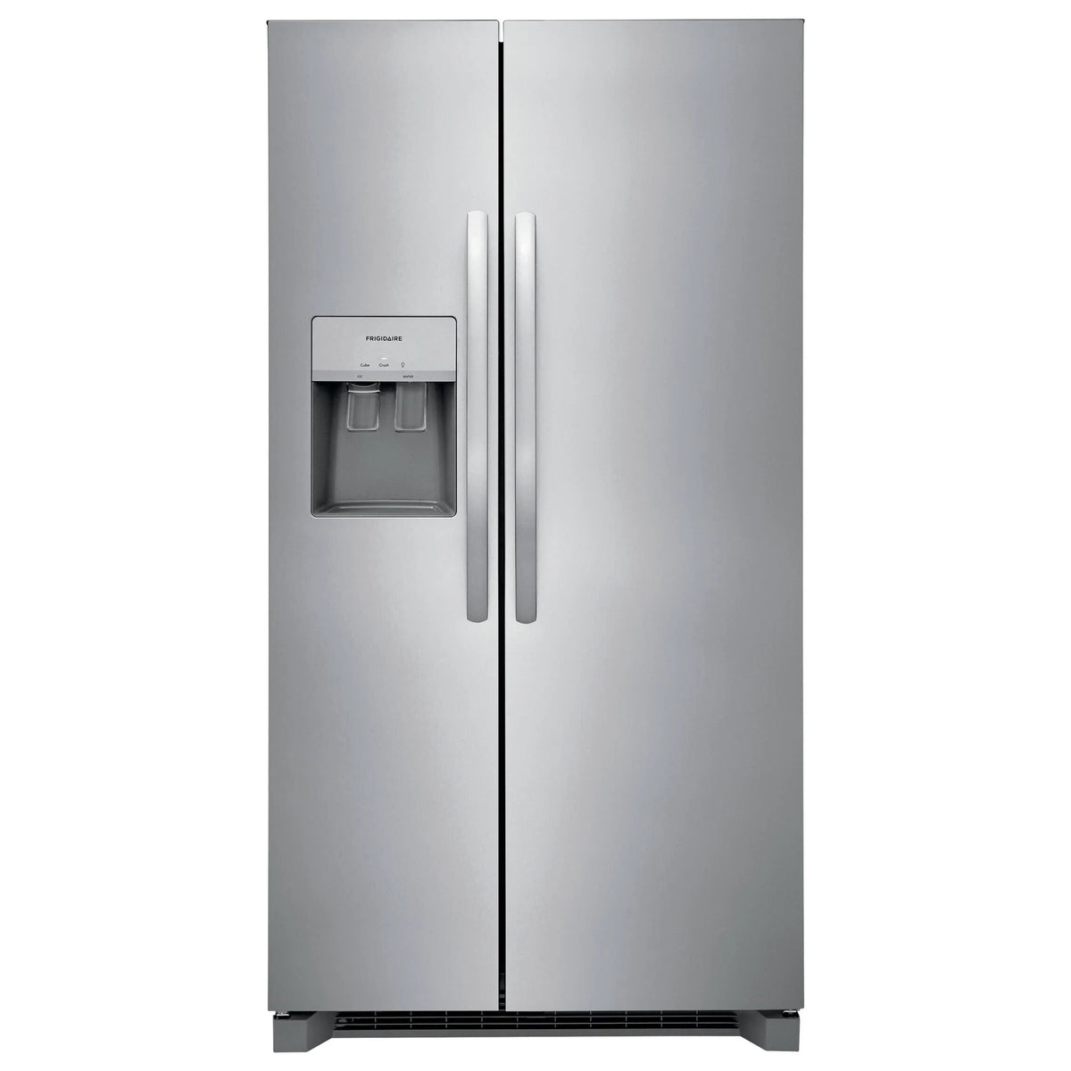 36 IN 25.6 CU FT Stainless Steel Side-by-Side Refrigerator with Water and Ice Dispenser O494004